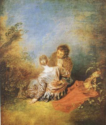 Jean-Antoine Watteau The Indiscretion (mk08)